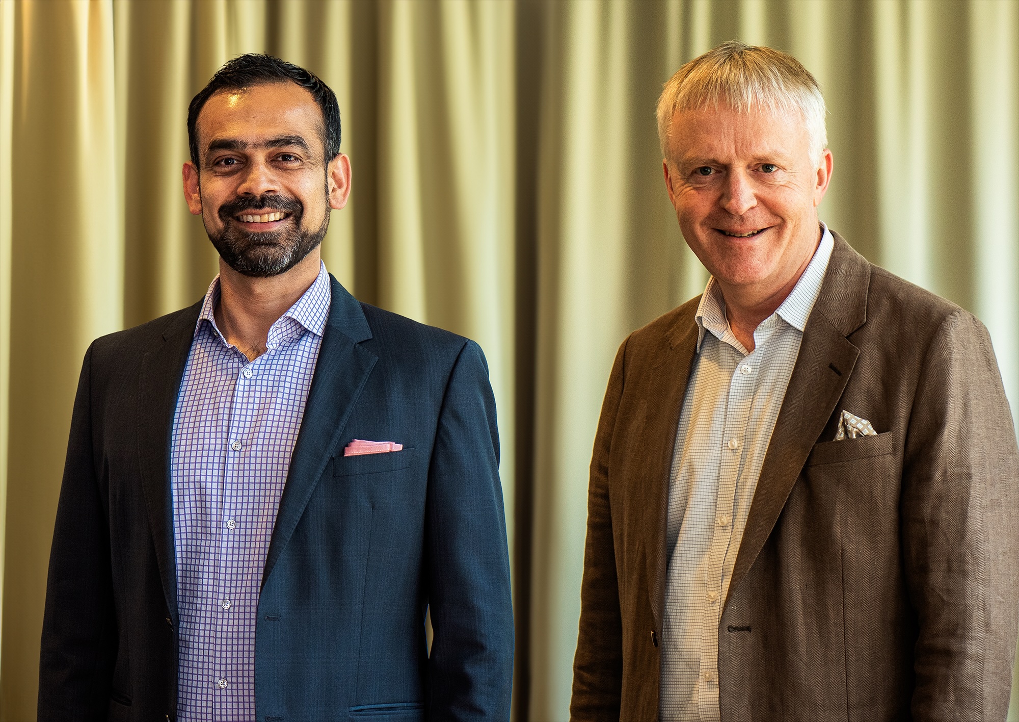 Ankush Malhotra and Dag-Adler Blakseth new and former CEO